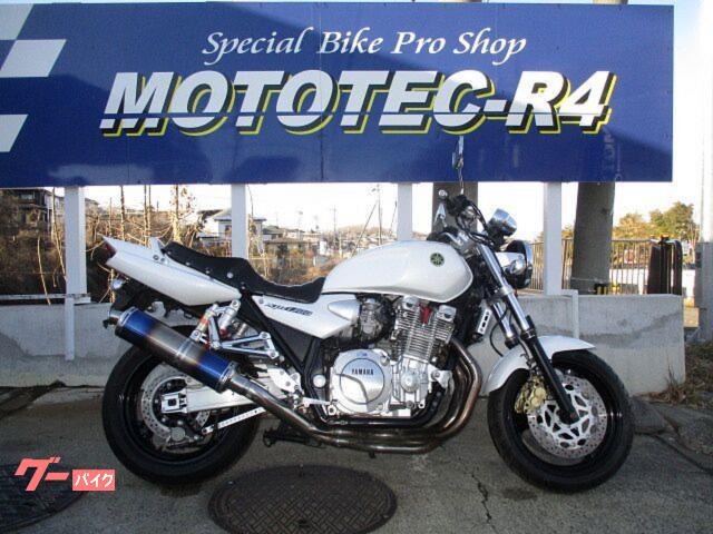 XJR1200 1300 Babyfaceステンカーボンマフラー60Φ アクラポ