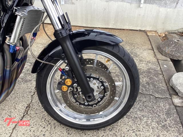 ヤマハ XJR1300 チタンフルエキ アルミ鍛造ホイール ラウンド