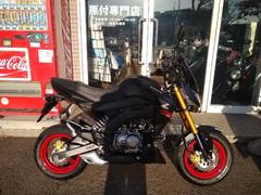 カワサキ　Ｚ１２５ＰＲＯ　ストライカーステップ　デイトナフェンダーレスエッジ　ハリケーンスクリーン　ヘルメットホルダー付き　社外レバー