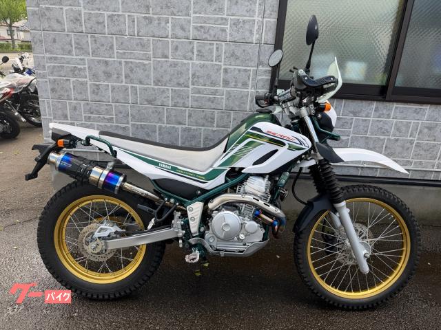 セロー２５０ファイナルエディション　前後ＴＧＲサス仕様　ハンドガード・マフラー装着・ワンオーナー車
