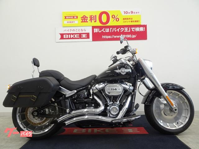 ＦＬＦＢＳ　ソフテイルファットボーイ１１４　ＶＡＮＣＥ＆ＨＩＮＥＳマフラー／バックレスト／サイドケース