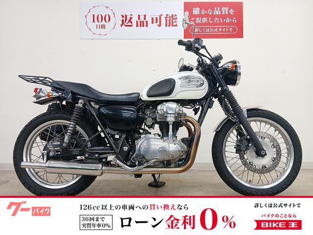 Ｗ４００　ＰＯＳＨ製ステンレスキャプトンマフラー／２００８年モデル／リアキャリア付き