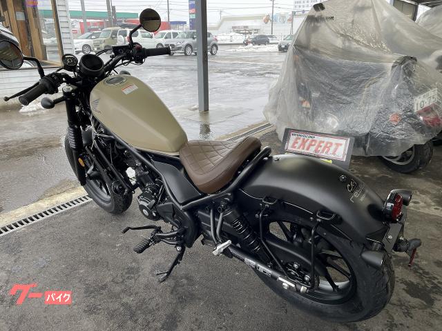 ホンダ レブル２５０　ＭＣ４９　ＬＥＤヘッドライト　ＯＶＥＲマフラー　キジマ製グリップヒーター＆ＬＥＤテールランプ他　Ｎｏ３２４５の画像（秋田県