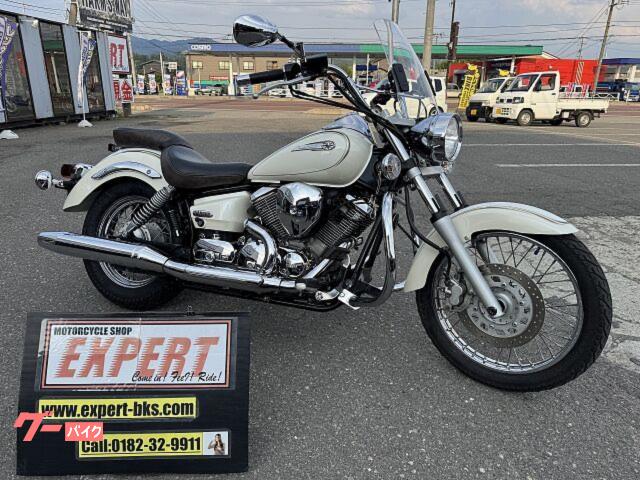 ドラッグスター２５０　ＶＧ０５Ｊ　サドルバッグ装着　Ｆバンパー　スクリーン　Ｎｏ３５３８