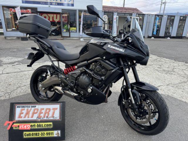 Ｖｅｒｓｙｓ　６５０　ＧＩＶＩ製リヤボックス＆リヤキャリア＆ハンドガード　プーチ製リヤインナーフェンダー他　Ｎｏ３６３３