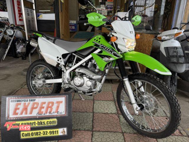 ＫＬＸ１２５　最終モデル　１オーナー　デイトナ製アルミアンダーガード＆リヤキャリア　キタコ製ナックルガード　Ｎｏ３６４４