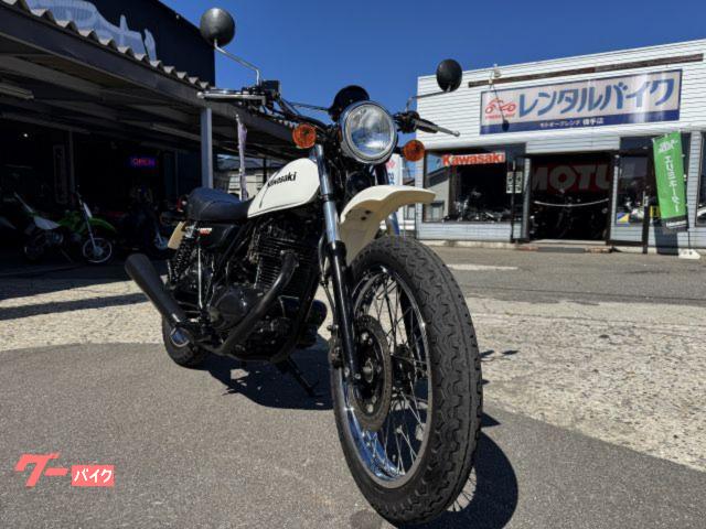 カワサキ 250TR BJ250F 社外ショートリヤサス 樽型グリップ