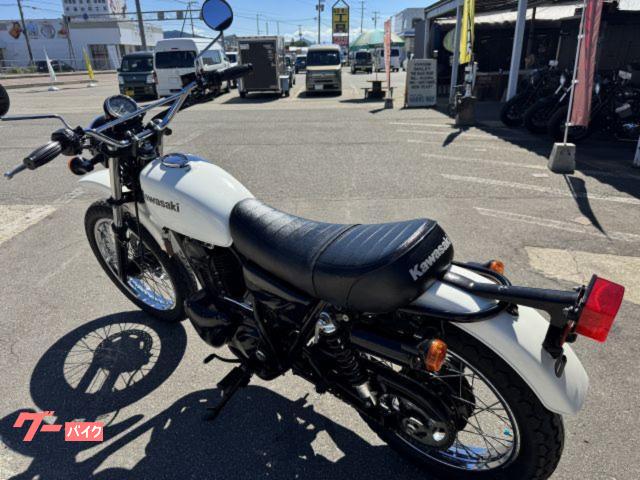 カワサキ 250TR BJ250F 社外ショートリヤサス 樽型グリップ