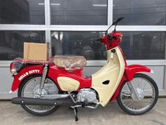 ホンダ　スーパーカブ５０　新車　ＨＥＬＬＯ　ＫＩＴＴＹ限定モデル　日本生産最終正規車輛　マグナレッド　メーカー保証２年付　２ＢＨ−ＡＡ０９