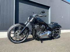 ＨＡＲＬＥＹ−ＤＡＶＩＤＳＯＮ　ＦＸＢＲＳ　ソフテイル　ブレイクアウト１１４　モーターステージ製マフラー　ＬＥＤウィンカー　ＥＴＣ