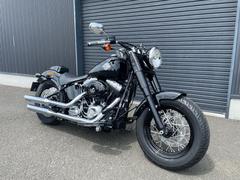 ＨＡＲＬＥＹ−ＤＡＶＩＤＳＯＮ　ＦＬＳ　ソフテイルスリム　フロントブラックコート仕上げ　１オーナー車