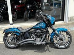 ＨＡＲＬＥＹ−ＤＡＶＩＤＳＯＮ　ＦＬＳＴＦ　ファットボーイ　フルカスタム　前後ＰＭホイール＆ブレーキ　コンプリートカスタム