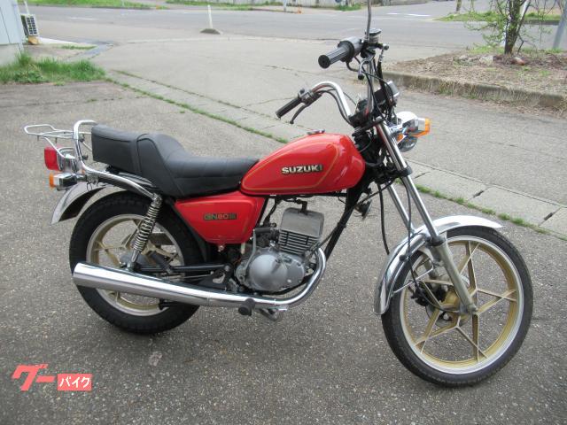 希少絶版車！GN80E　２スト　国内　１９８１年　愛知から スズキ GN80E 空冷2スト 単気筒 1981年 ロングフォーク