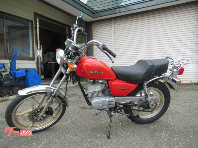 スズキ GN80E 空冷2スト 単気筒 1981年 ロングフォーク