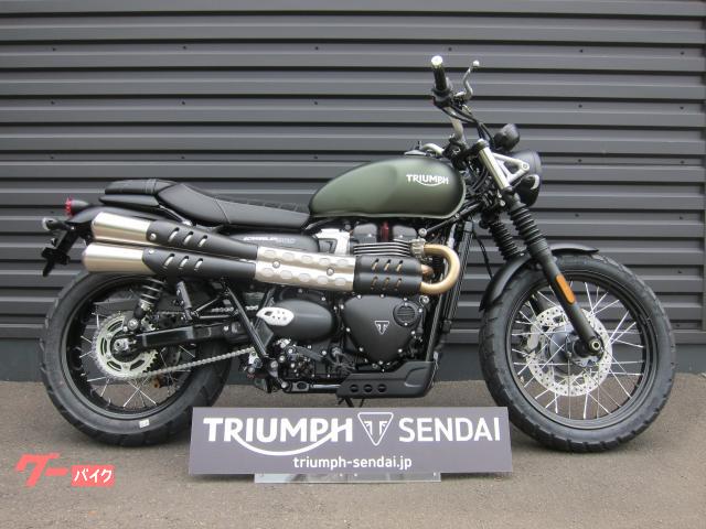 ディーラー車の未走行車！トライアンフ・スクランブラー