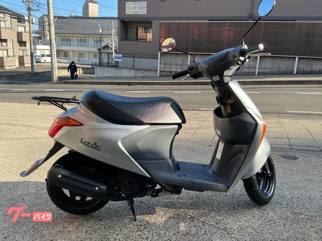 まだあります)メンテ済み格安中古！スズキ レッツ５G！純正防犯アラーム付き！整備済み！ スズキ レッツ5G インジェクション 盗難アラーム付き タイヤ前後新品