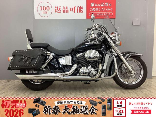 シャドウ７５０　２００１年モデル／２００２年製造車　スクリーン・バックレスト・エンジンガード装備