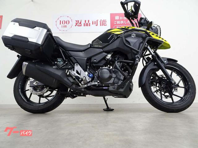 スズキ V－ストローム250 純正オプションパニアケース・エンジン