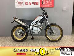 ヤマハ　トリッカー　セローホイール装着・社外ハンドル