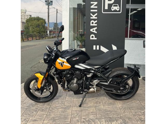 トライデント660／新型2025モデル／クイックシフター／スマホ連携機能／クルーズコントロール／スポーツモード