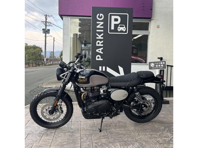 スクランブラー900IconEdition／2025限定モデル／サファイアブラック アルミニウムシルバー