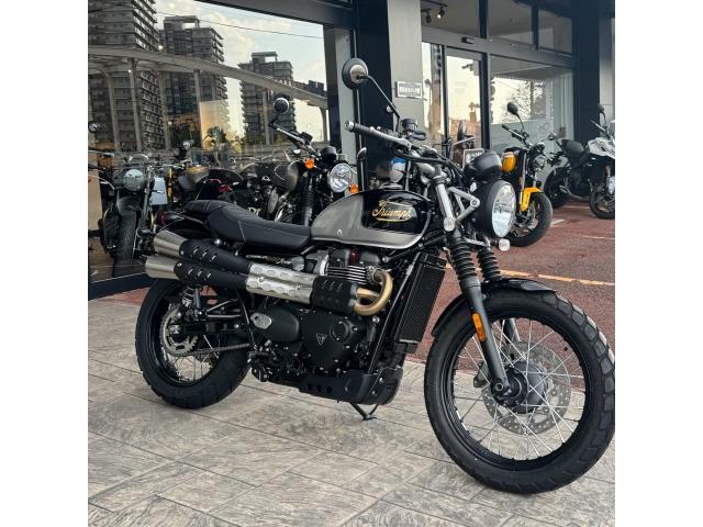 スクランブラー900IconEdition／2025限定モデル／サファイアブラック アルミニウムシルバー