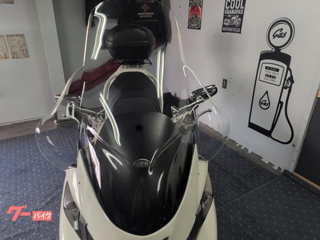 スズキ スカイウェイブ400 ロングスクリーン GIVIトップケース