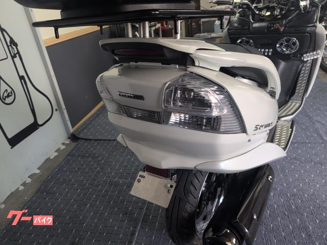 スカイウェイブ４００　ETC　状態良好　ロングスクリーン　リアボックス付き スズキ スカイウェイブ400 ロングスクリーン GIVIトップケース