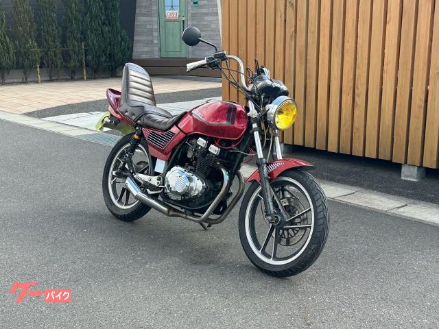 スズキ GSX250Eゴキ 社外マフラー 三段シート ラップ塗装 フル 