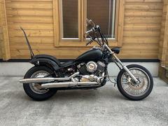 ヤマハ　ドラッグスター４００キャブ不調現状車両エンジン始動ＯＫマットブラック塗装済みブレイクアウトスモークテール