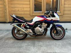 ホンダ　ＣＢ４００Ｓｕｐｅｒ　ボルドール　ＶＴＥＣ　Ｒｅｖｏトリコロール　社外マフラー　ＥＴＣ　実走行　タックロール