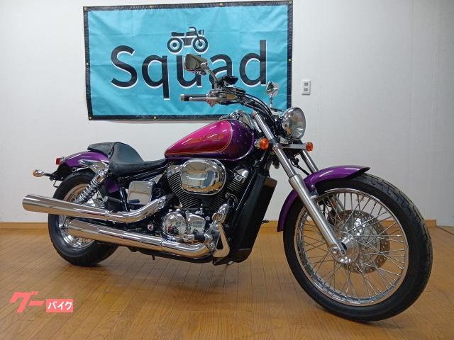 シャドウスラッシャー　２０００年式／パープル／純正マフラー／アメリカン／クルーザー／ＥＴＣ付き