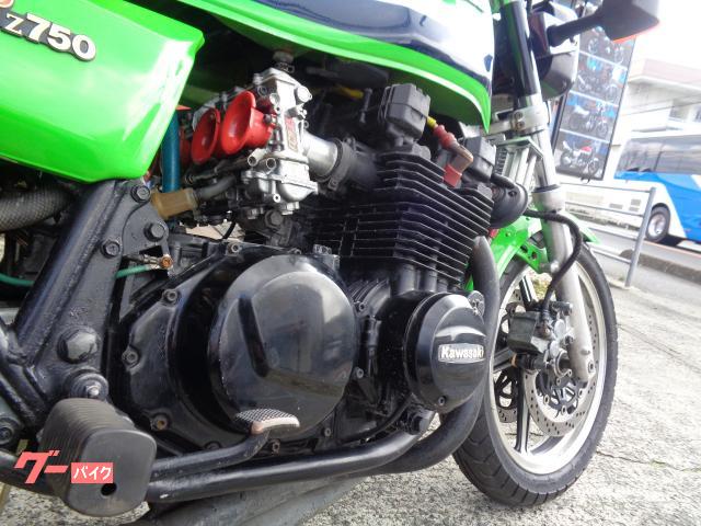 カワサキ Z750GP FCRキャブ 社外マフラー オイル