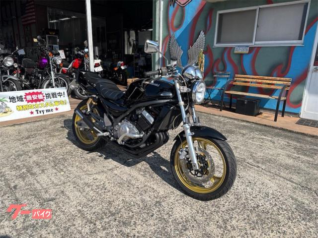 カワサキ BALIUS－II 社外マフラー ハンドル シート