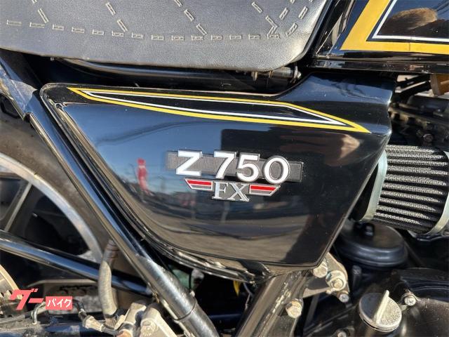 カワサキ Z750FXIII 1981年 黒／金マーク2カラー ウオタニ