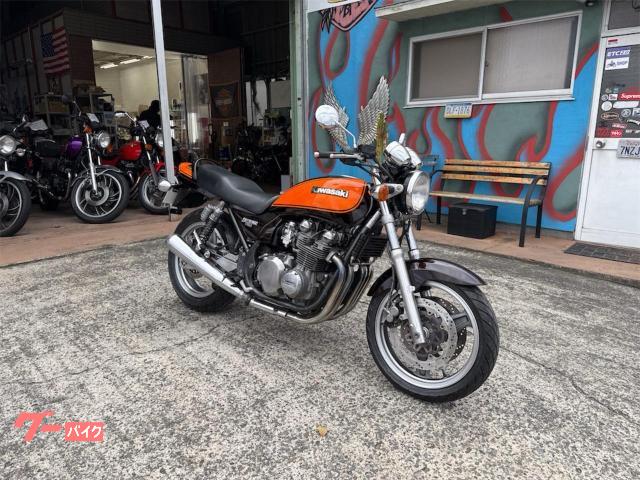 カワサキ ZEPHYR750 1993年モデル 茶／オレンジ 火の玉