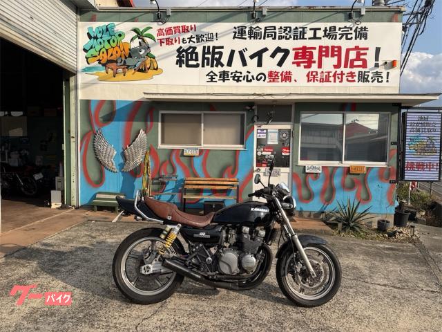 ZEPHYR400 社外集合管マフラー タックロールシート Z2仕様サイドカバー テールカウル リアサス クラブバー 整備/保証付