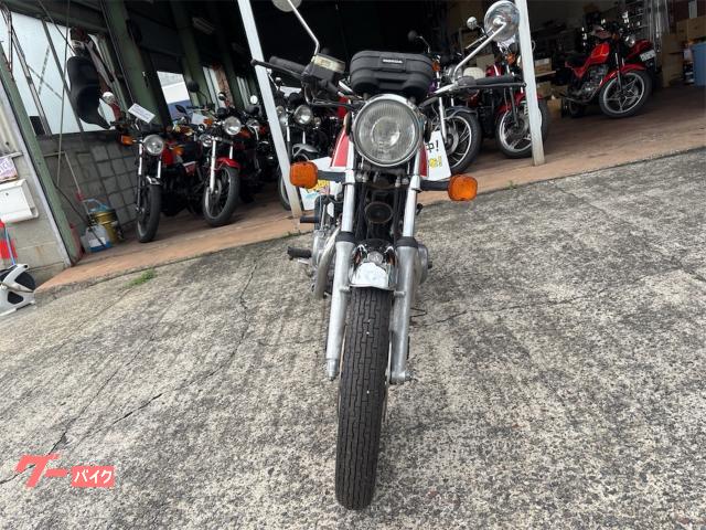 ホンダ CB400N ホーク3 バブ 白／赤外装 コムスターホイール