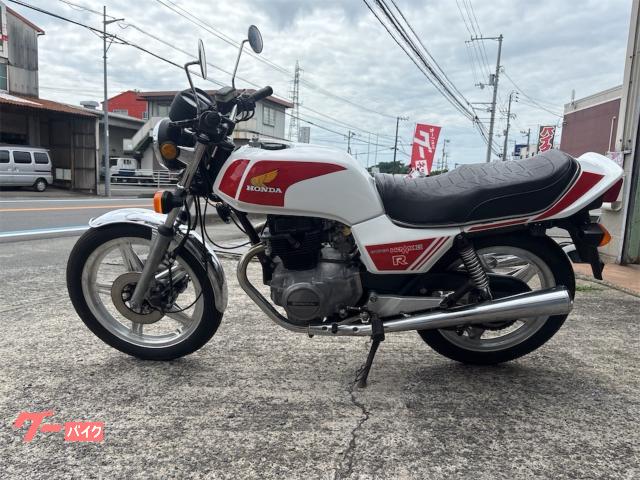 ホンダ CB400N ホーク3 バブ 白／赤外装 コムスターホイール