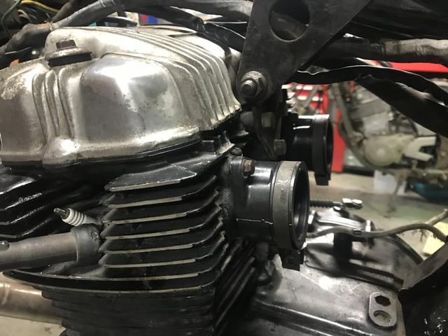 ホンダ CB400Tホーク2 エンジン載せ換え（BURST CITY