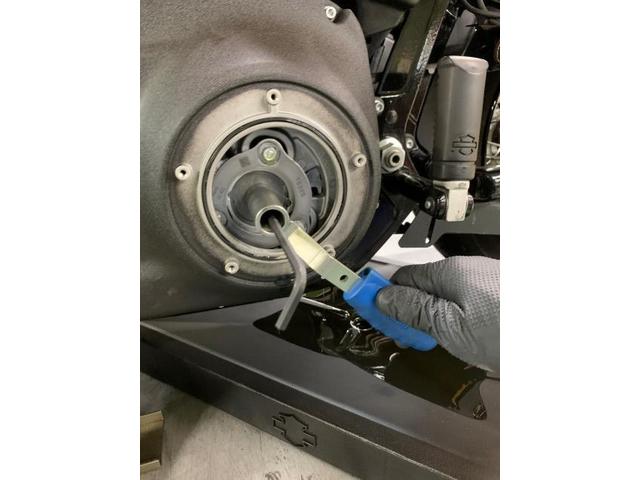 点検項目の一つ
クラッチ調整