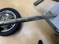 リヤアクスルシャフト
腐食してますね