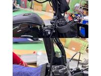 上　ノーマル
下　プルバックプレート装着
