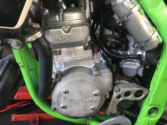 KDX125SR エンジン修理（ＧＡＲＡＧＥ ＡＣＣＥＬＥＲＡＴＥの作業実績 