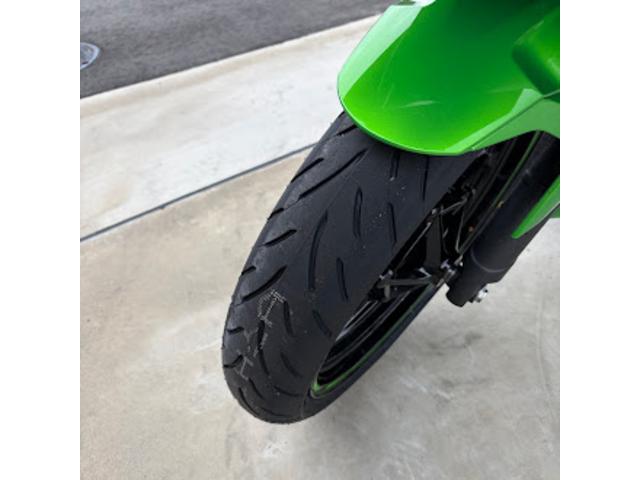 Fタイヤ交換　ダンロップ　GPR300F 110/70R17