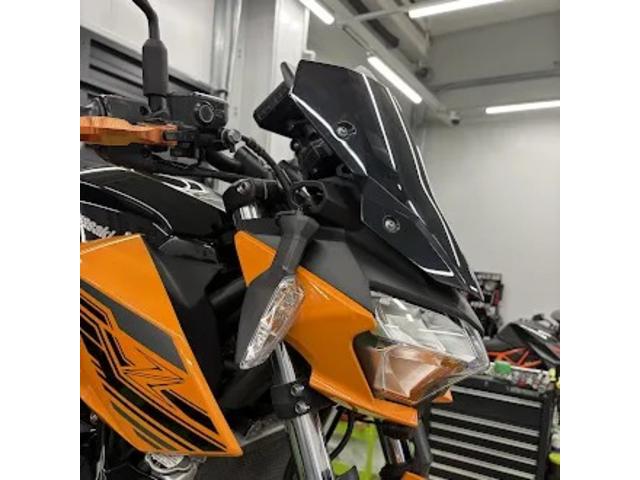カワサキ　Z400 ウインカーリコール作業