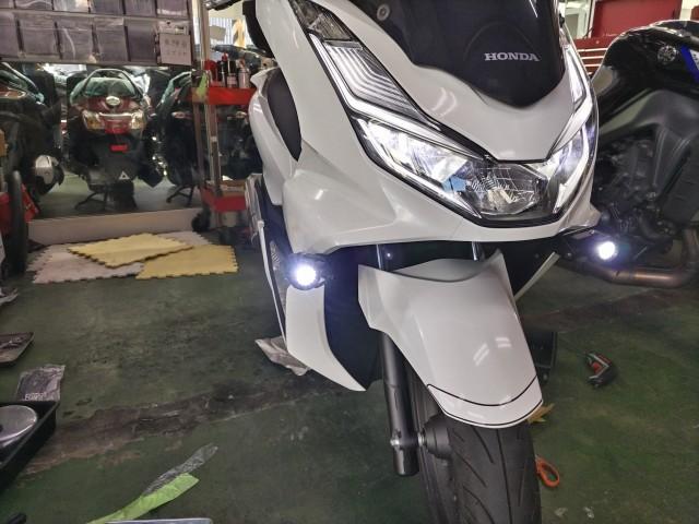 ＰＣＸ１２５にフォグランプを取付いたしました！（（株）広島オートバイ販売 出汐店の作業実績  2024/10/29）｜バイクの整備・メンテナンス・修理なら【グーバイク】