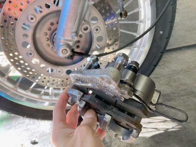 ホンダ/GB250 クラブマン タイヤ交換 バッテリー交換 ブレーキ