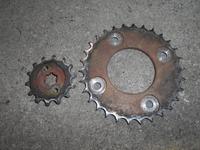 スーパーカブ50プロ　前後スプロケット交換