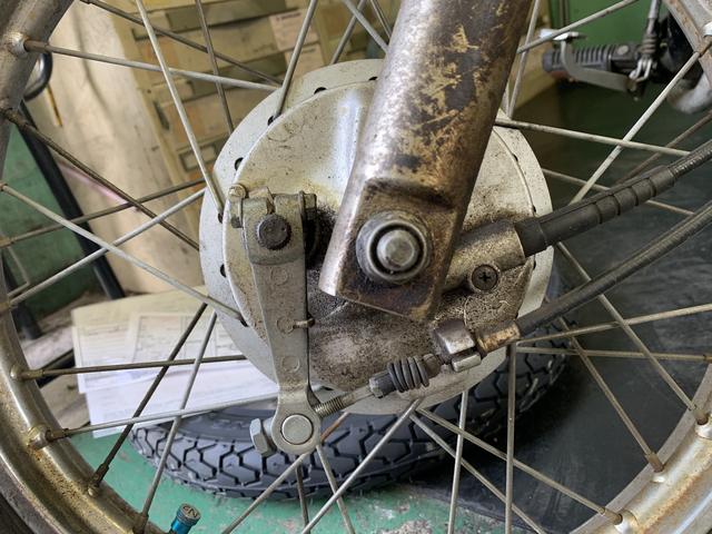 JAZZ タイヤ交換、ブレーキワイヤー交換（モトフットの作業実績 2019/04/17）｜バイクの整備・メンテナンス・修理なら【グーバイク】